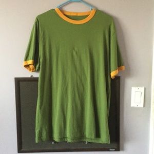 Urban Outfitters Green & Yellow Shirt